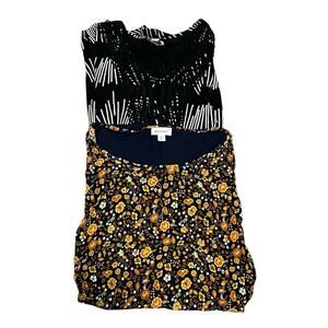 Lot Of 2 Women's Blouses Plus Tops Size 20 Avenue Work Casual